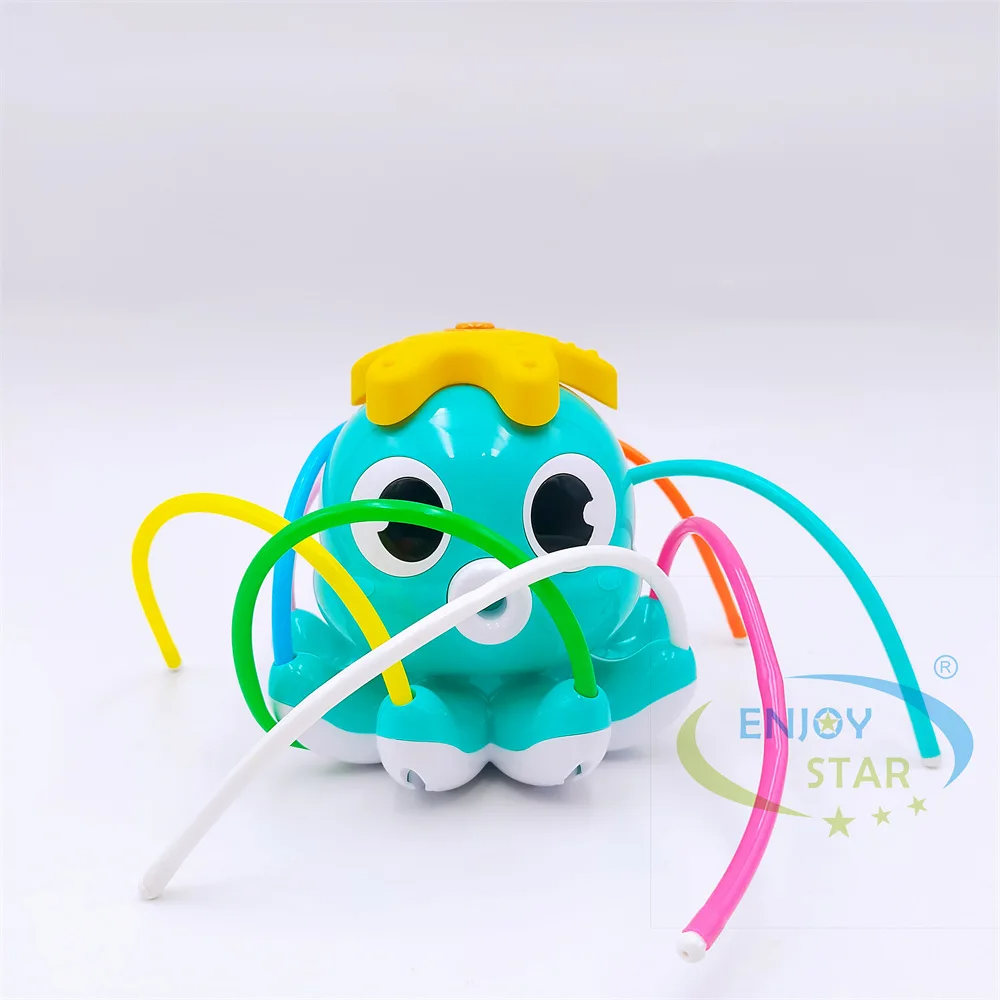Delightful octopus-themed water sprayer, bringing summer fun to kids' outdoor play