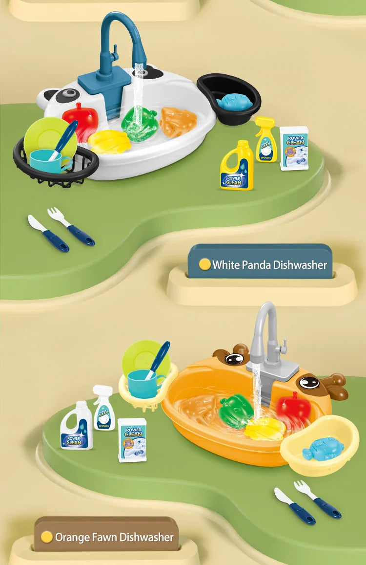Children's gift, playhouse kitchen sink toy for role play, active water pump fun