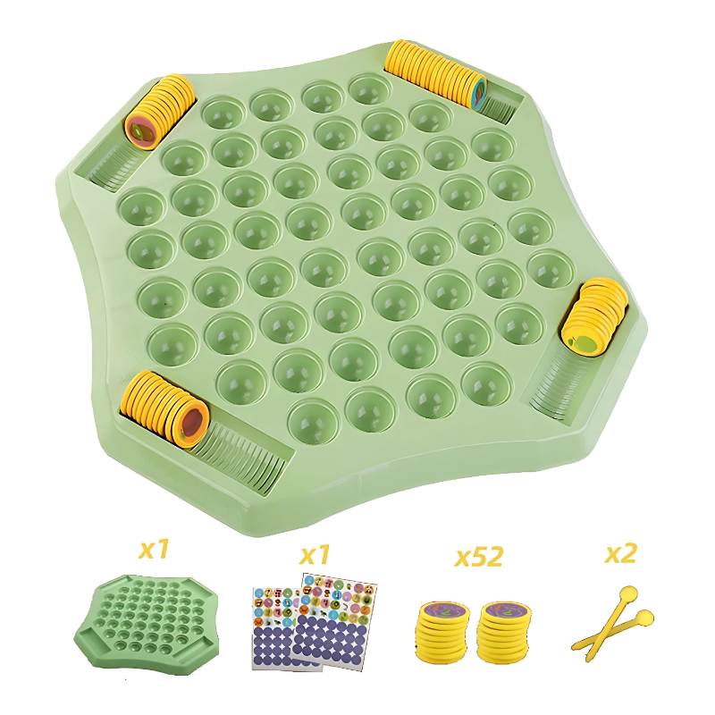 Educational memory matching game box with animal & fruit themes, fostering brain development & learning for young children