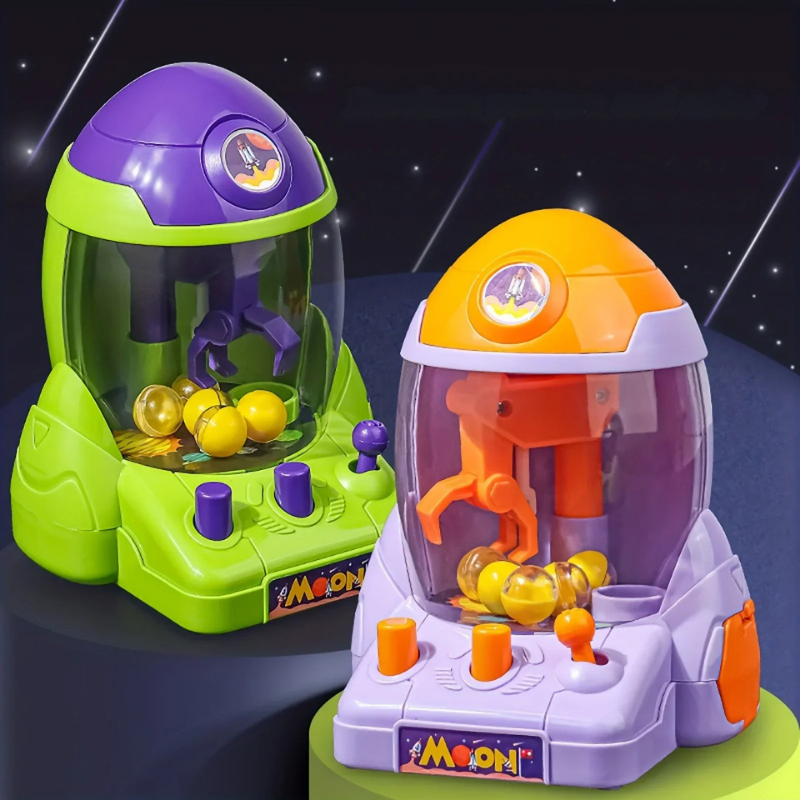 Kids playing CatchSphere tabletop game, developing hand-eye coordination with finger launch.