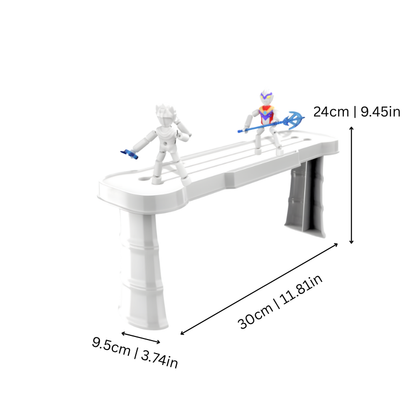 Interactive children's Cosmic Battle game toy fostering strategy, action, and coordination skills.