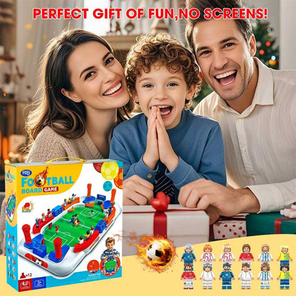 Portable tabletop soccer game, ideal for kids' enjoyment, showcasing sport toy features