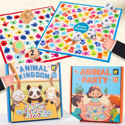 Kids playing LogicLand Educational Math & Shape Game, learning problem solving with colorful pieces