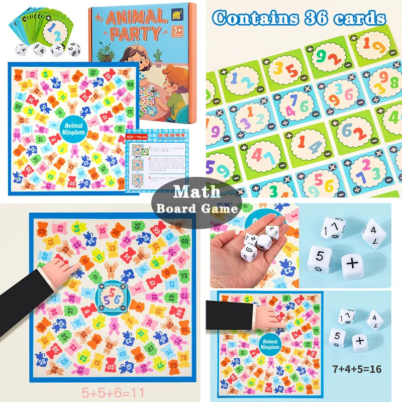 Creative thinking LogicLand educational game set, featuring bright, interactive math and shape puzzles