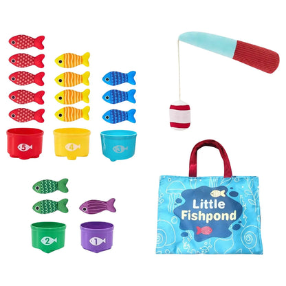 Magnetic fishing board game for children, Montessori-inspired indoor play, enhancing hand-eye coordination & learning