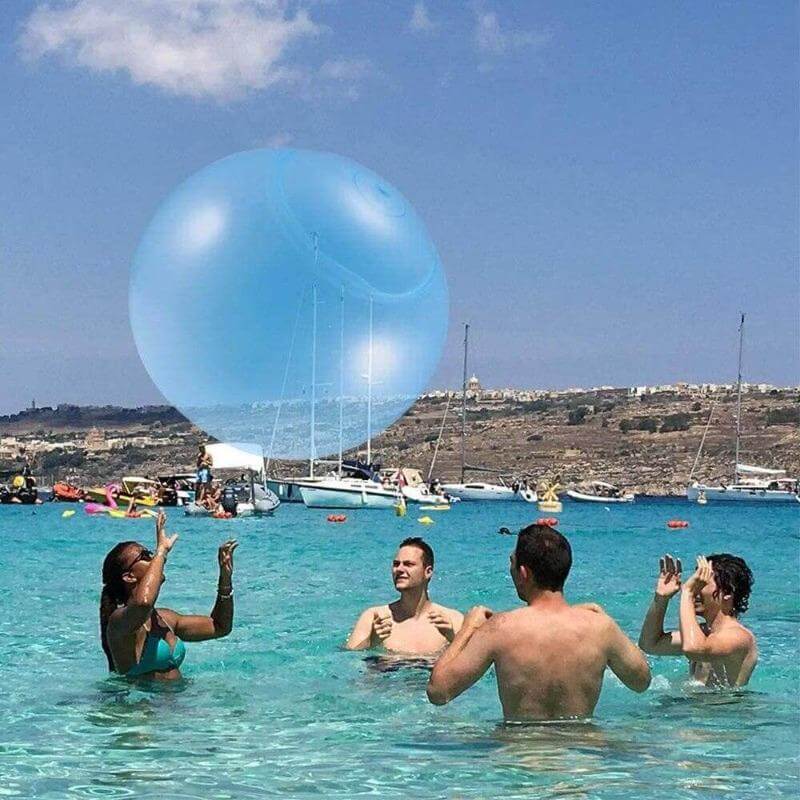 Versatile giant bubble ball, an inflatable outdoor toy suitable for all ages and active play.