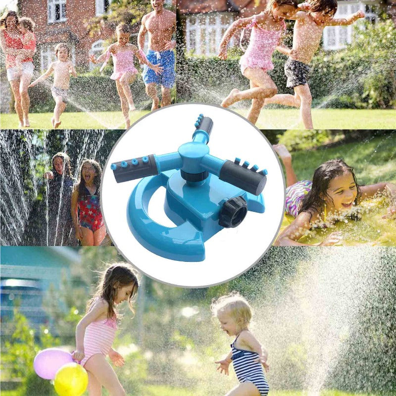 Durable outdoor water sprinkler providing fun and cool summer relief for playful kids.