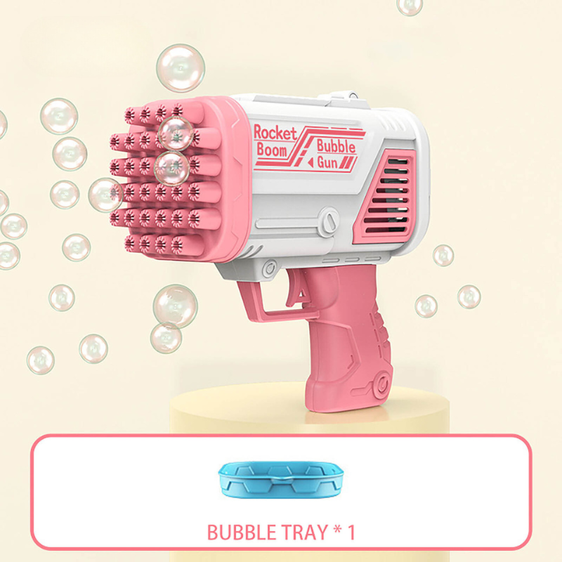 Portable automatic bubble burst maker, a great kids toy for endless outdoor entertainment