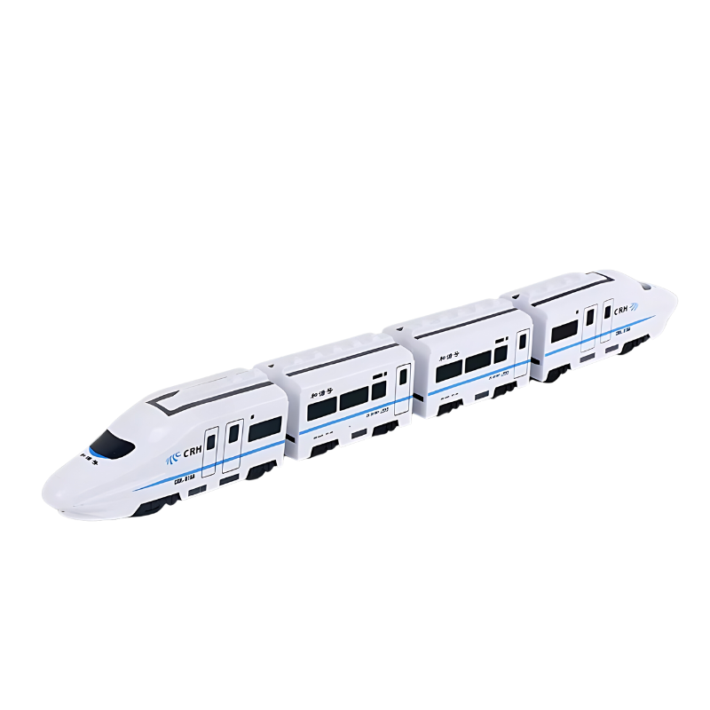 Durable indoor/outdoor electric train toy for children, promoting imagination and interactive play