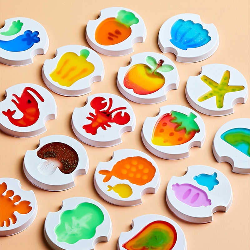 Educational kids' toy: Magical Cooking Pot & DIY Figure Set for creative pretend play and family fun.