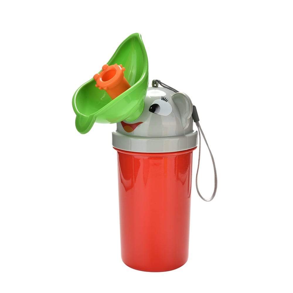 Emergency travel potty urinal for kids, leak-proof design, ensures child safety & hygiene during travel