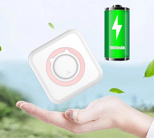 Kids portable instant photo printer, zero-ink thermal technology, perfect for creative children's gifts.