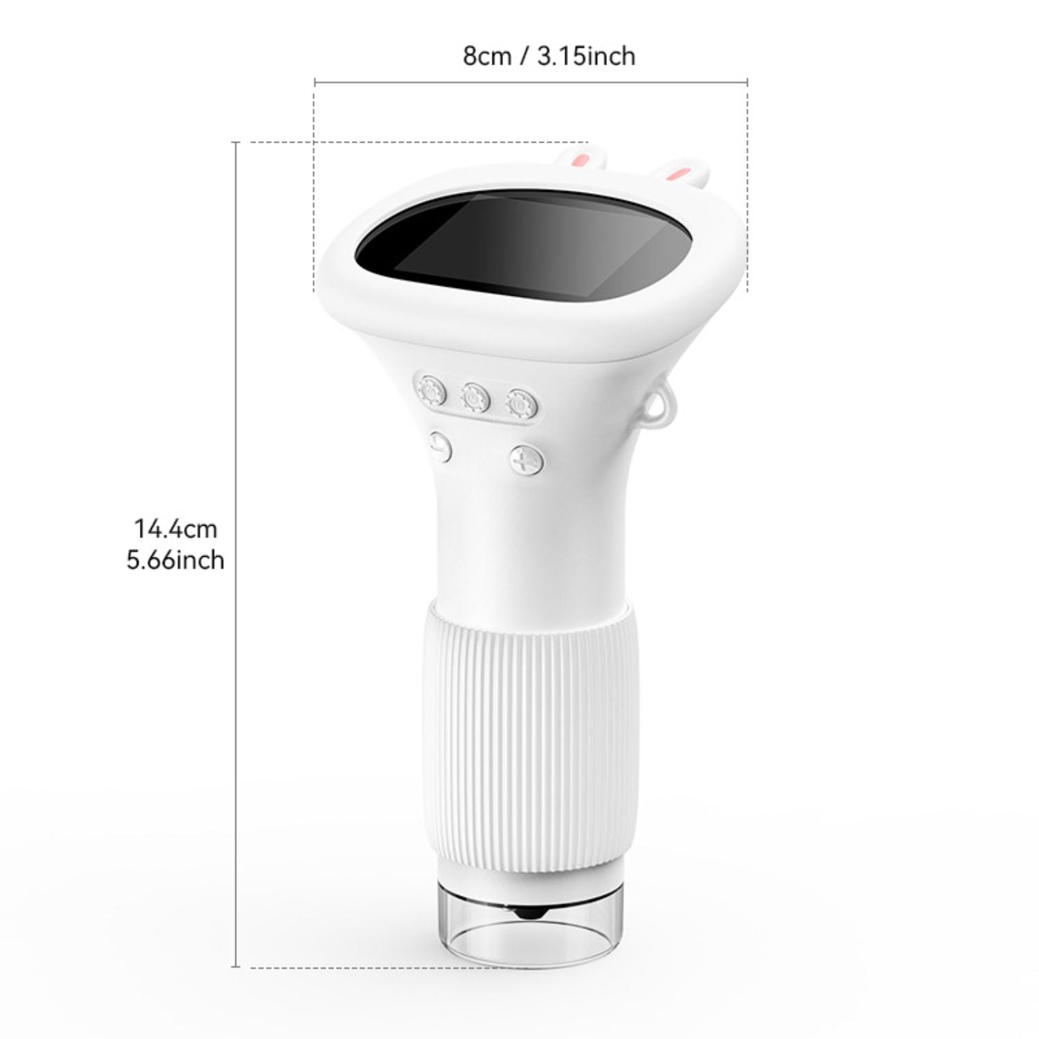 Orange portable microscope, durable and lightweight, perfect for young explorers on outdoor adventures.