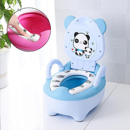 Ergonomic kids portable potty training toilet chair, supporting proper posture.