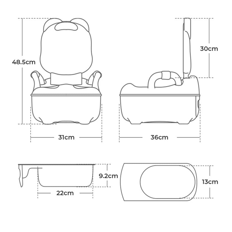Safe and sturdy kids portable potty training toilet chair, a must-have for parents.