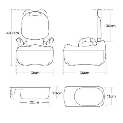 Safe and sturdy kids portable potty training toilet chair, a must-have for parents.