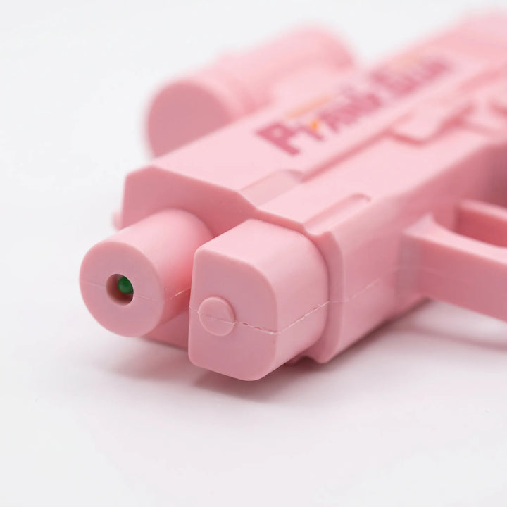 Children's backfire prank water gun set, perfect for summer beach days & outdoor pool parties. Fun squirtgun toys.