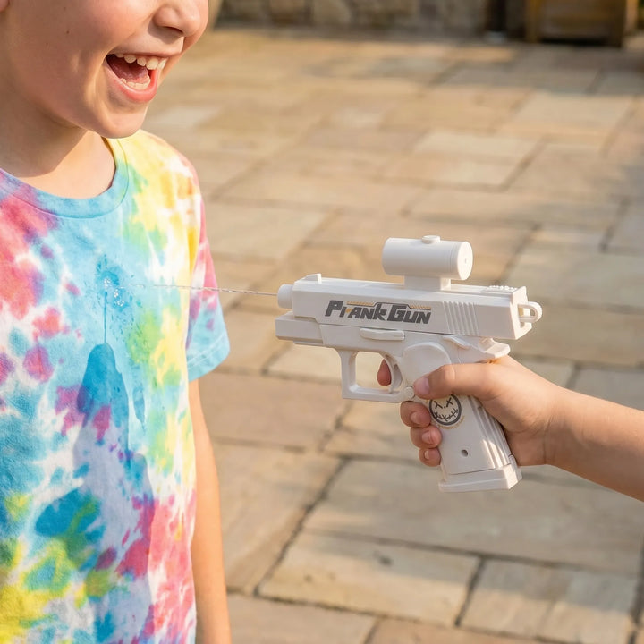 Engaging kids' novelty prank water guns set for active outdoor summer play. Ideal squirtgun toys for beach & pool fun.