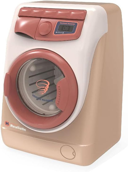 Full Kids' Pretend Play Kitchen Appliance Set, including mixer & toaster for fun roleplay.