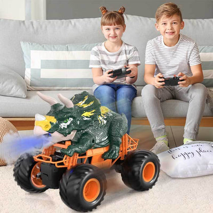 Toddler-friendly remote control dinosaur car, durable & easy to operate, perfect kids' gift