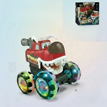 Gift-boxed RC LED Monster Truck, a durable and exciting remote control toy for young adventurers