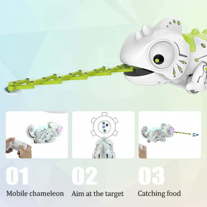 Gift for kids: RC chameleon with color-changing function, a fun and educational activity toy