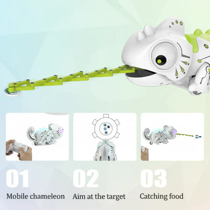 Gift for kids: RC chameleon with color-changing function, a fun and educational activity toy