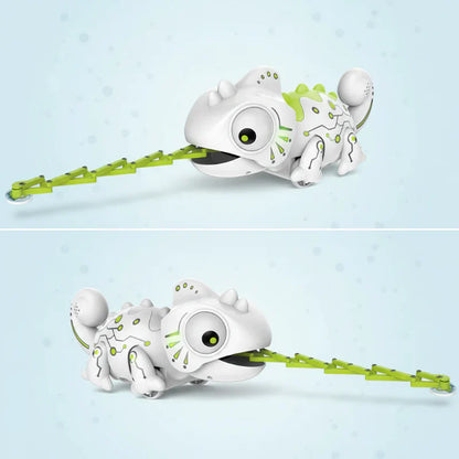 Colorful remote control chameleon toy, perfect for kids' activity and imaginative play