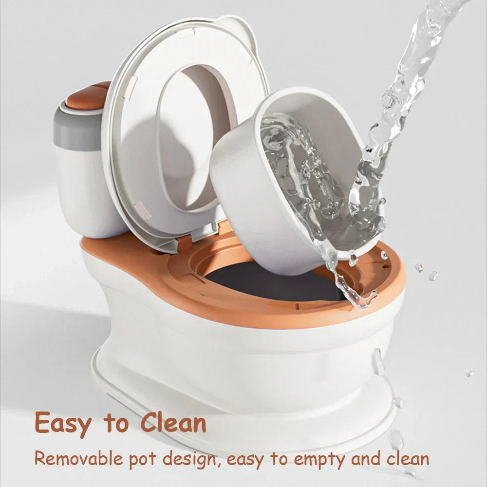 Musical potty chair for kids, fun melodies encourage toddlers during potty training.