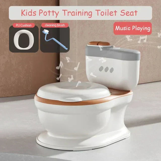 Bathroom training potty seat for children, comfortable and designed for an easy, stress-free experience.