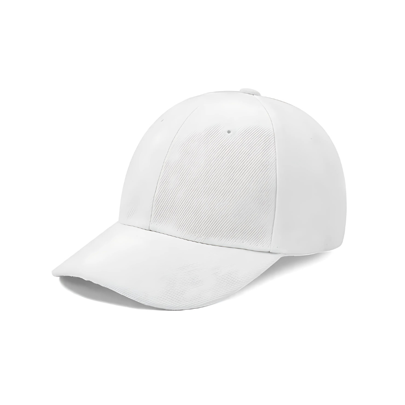Close-up of the breathable cotton fabric on a kids' baseball cap, highlighting comfort for young wearers