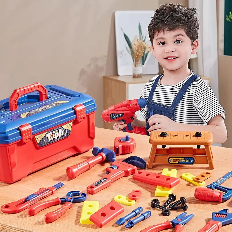 Children's creative construction set, vibrant educational toolbox for fine motor skills development