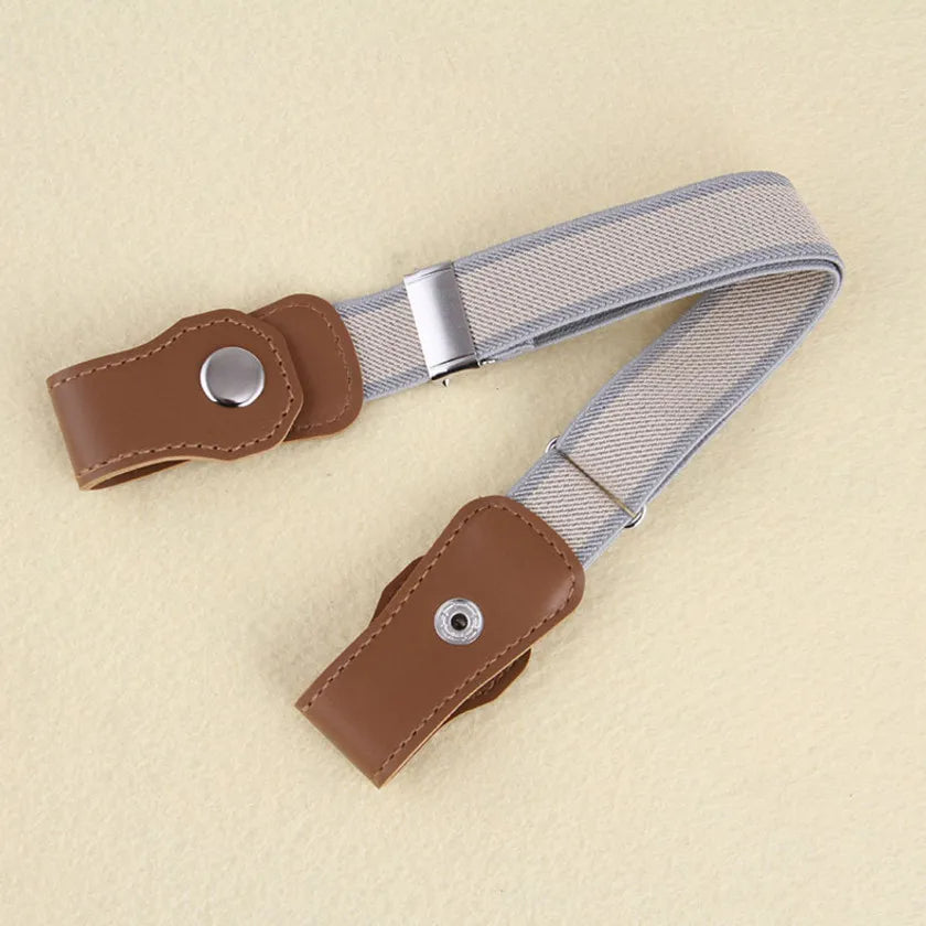 Kids' camouflage elastic no-buckle belt, durable and adjustable for toddlers