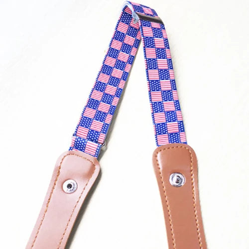 Kids' brown elastic no-buckle adjustable belt, secure fit for comfortable play