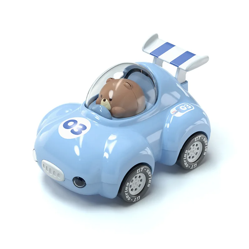Kids' flashing light racing toy car with vibrant colors, a stimulating and educational play experience
