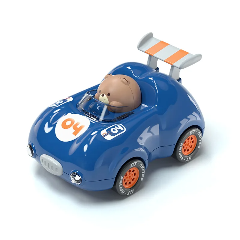 Flashing light racing toy car with intricate details, sparking imaginative stories for kids