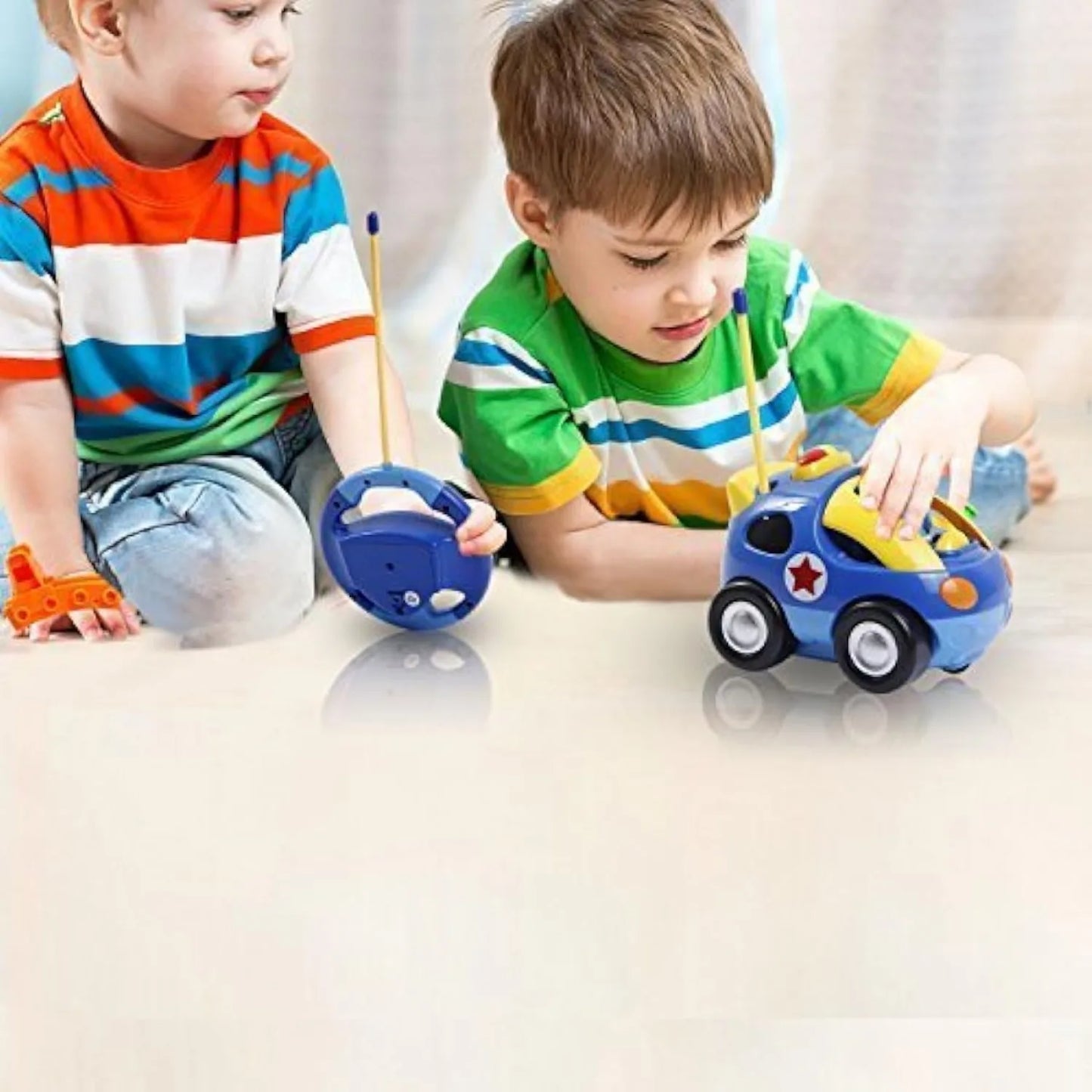 Educational kids' toy: remote control police car with detailed design, engaging creative play for children
