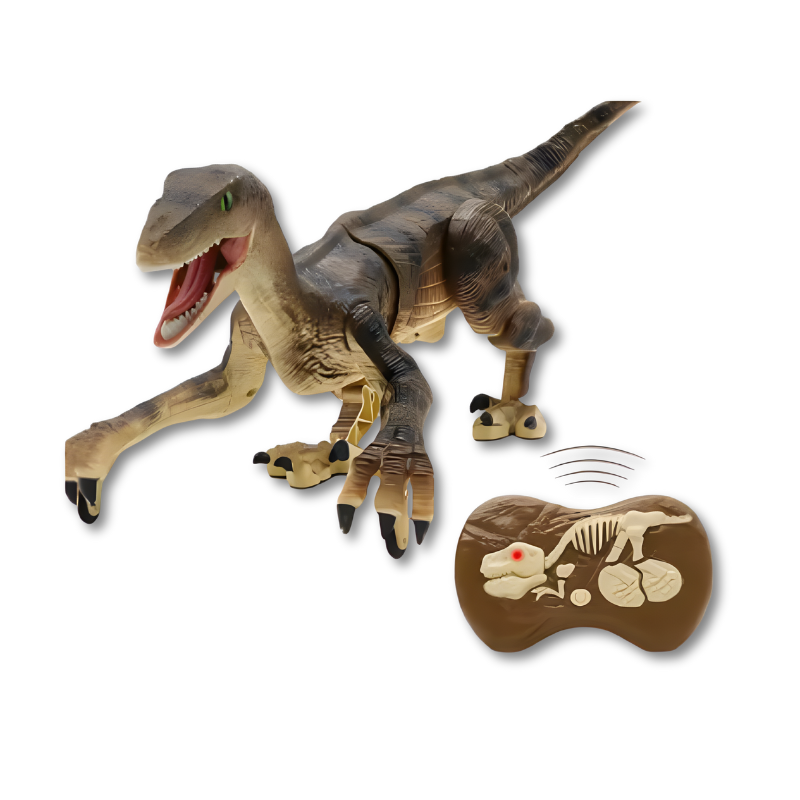 Collection of colorful remote control walking dinosaur toys, perfect electronic animal gift for boys and girls.