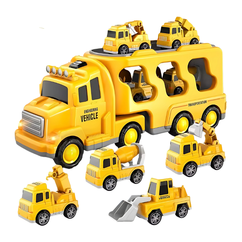 Durable Kids' Rescue Mission Vehicle Playset with emergency vehicles and accessories