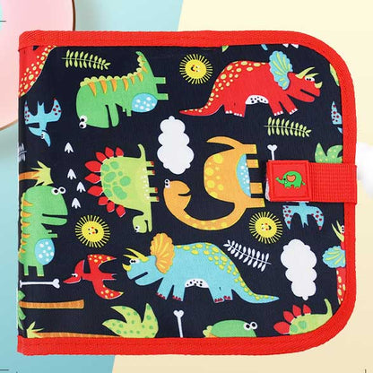 Travel toys: kids reusable drawing notebook & pen, fits easily into bags for entertainment on the go.