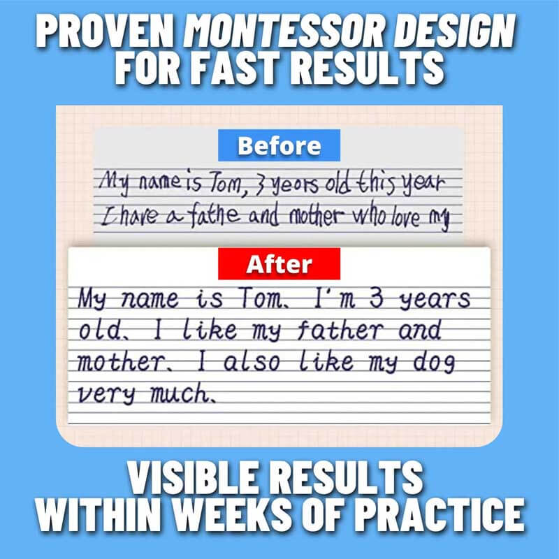 Parent and child engaged in a Kids Reusable Magic Practice Copybook activity, fostering kids education.