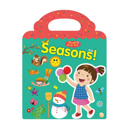 Educational sticker book with 'Alphabet' theme, helping kids learn letters through interactive play.