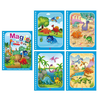 Creative play with Kids Water Reveal Coloring Book, a fun and educational reusable toy