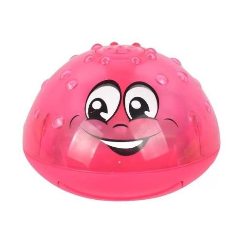 Kids rotating LED light bath toy with water spray, colorful & fun for baby bathing