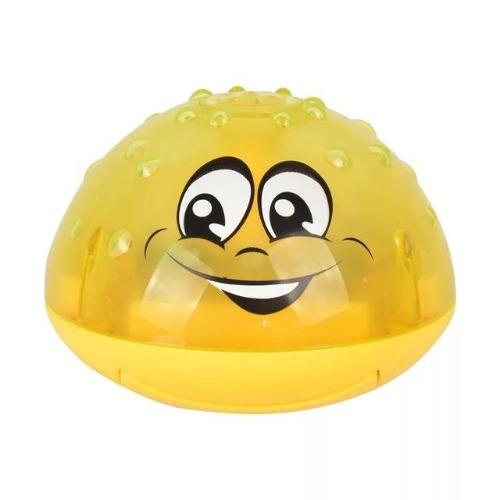 Baby bathing rotating LED light toy, sprays water, keeps kids entertained in tub