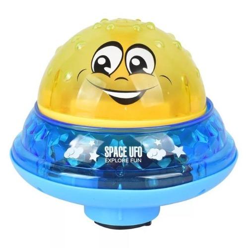 Vibrant LED light bath toy with water spray, perfect for kids' fun and water play