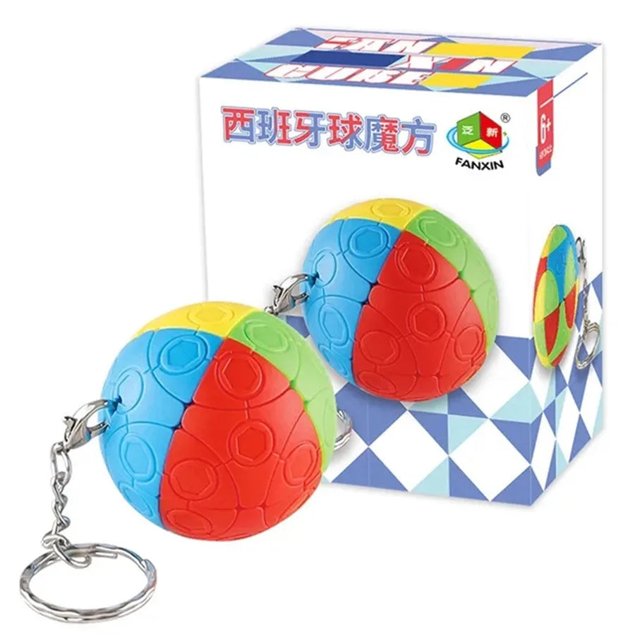 Rotating magic cube puzzle, a compact and portable brain teaser kids' educational toy