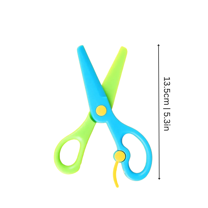 Toddler safety scissors, 2-pack, for children's creative art projects