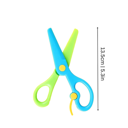 Toddler safety scissors, 2-pack, for children's creative art projects