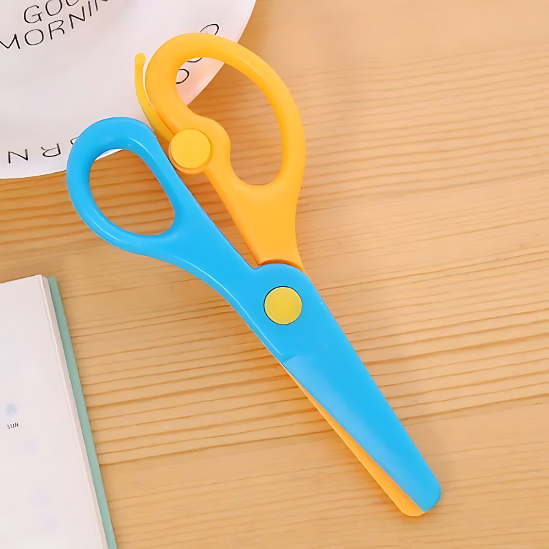 Safety scissors for kids, 2-pack, ideal for preschool and crafting